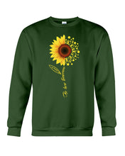 Load image into Gallery viewer, Be Here Tomorrow Sunflower Spina Bifida Awareness Sweatshirt
