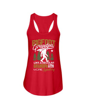 Load image into Gallery viewer, Bigfoot Grandma - Like A Regular Grandpa But Way More Squatchy Custom Design Ladies Flowy Tank
