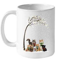 Load image into Gallery viewer, Cats Winter Tree Snowy Gifts Idea Mug
