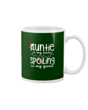 Load image into Gallery viewer, Auntie Is My Name - Spoiling Is My Game Mug

