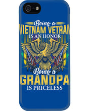 Load image into Gallery viewer, Being A Vietnam Veteran Is An Honor Grandpa Gifts Phone case
