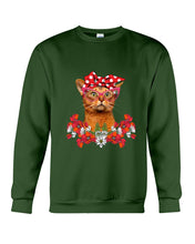 Load image into Gallery viewer, Abyssinian Bow Special Gift For Cat Lovers Sweatshirt
