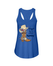 Load image into Gallery viewer, Blessed To Be Called Nonno Cowboy Custom Design Gifts Ladies Flowy Tank
