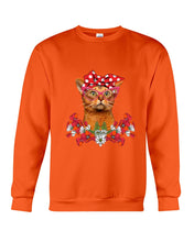Load image into Gallery viewer, Abyssinian Bow Special Gift For Cat Lovers Sweatshirt
