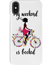 Load image into Gallery viewer, A Beautiful Girl -My Weekend Is Booked Custom Design Phone case
