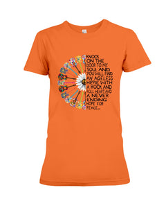 A Never Ending Hope For Peace Guitar Hippie Design Limited Edition Ladies Tee