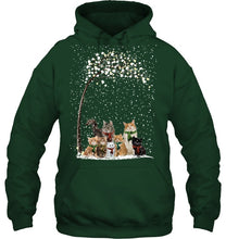 Load image into Gallery viewer, Cats Winter Tree Snowy Gifts Idea Hoodie
