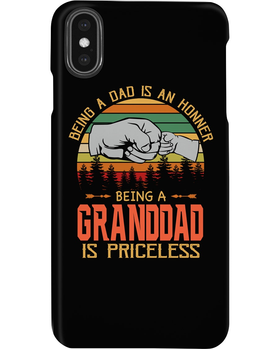 Being A Dad Is An Honner Being A Granddad Is Priceless Custom Design Phone case