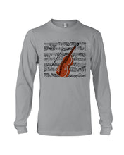 Load image into Gallery viewer, Cello Special Unique Custom Design For Music Instrument Lovers Unisex Long Sleeve

