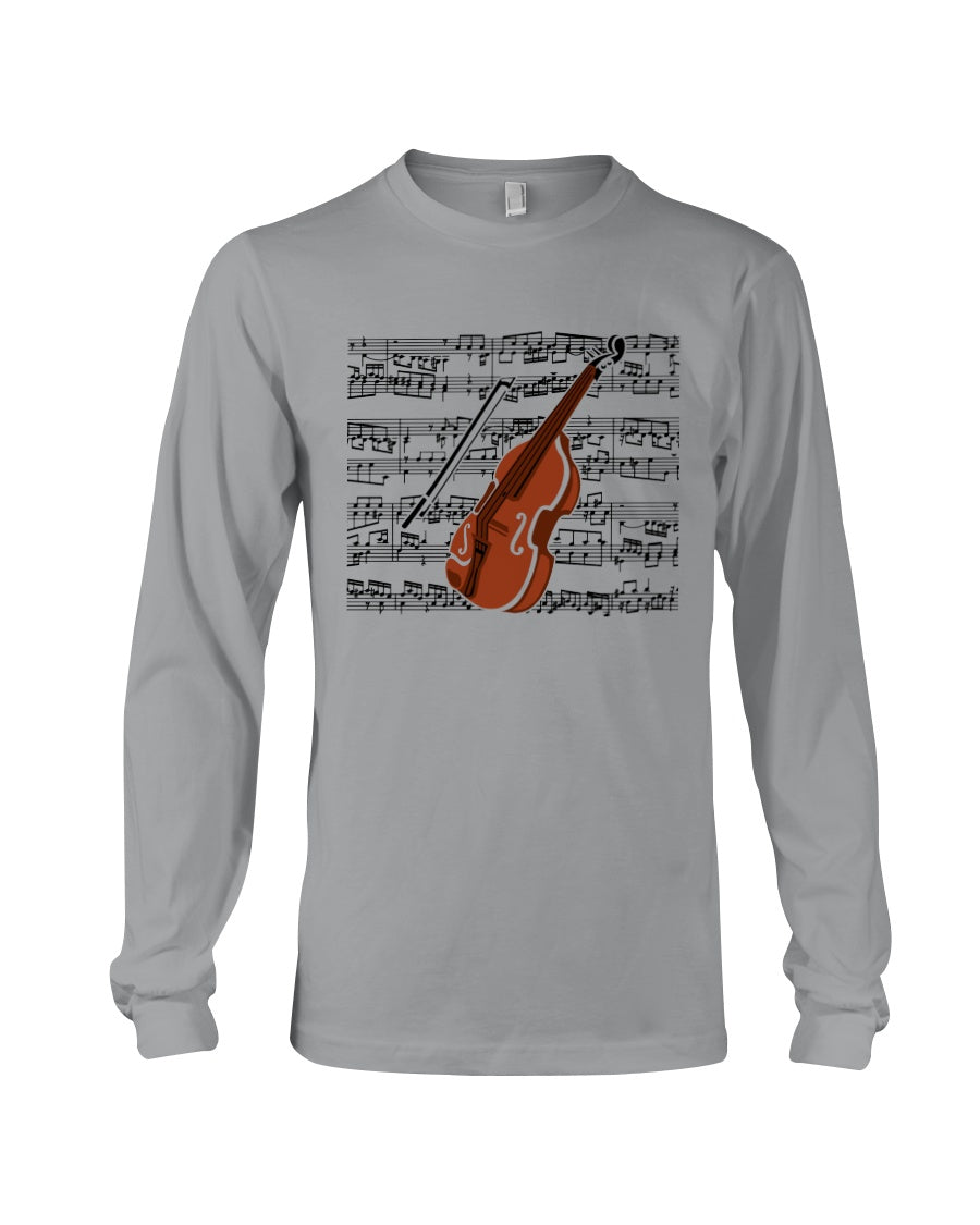 Cello Special Unique Custom Design For Music Instrument Lovers Unisex Long Sleeve