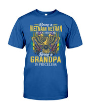 Load image into Gallery viewer, Being A Vietnam Veteran Is An Honor Grandpa Gifts Guys Tee
