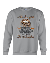Load image into Gallery viewer, Alaska Girl Have The Mouth She Can&#39;t Control Custom Design Sweatshirt
