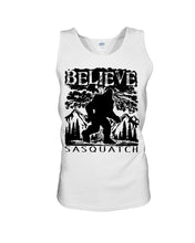 Load image into Gallery viewer, Bigfoot Believe Sasquatch Custom Design For Friends Unisex Tank Top
