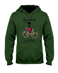 A Beautiful Girl -My Weekend Is Booked Custom Design Hoodie