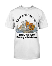 Load image into Gallery viewer, Cat Is Furry Children Custom Design Gifts For Cat Lovers Guys Tee
