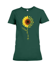 Load image into Gallery viewer, Be Here Tomorrow Sunflower Spina Bifida Awareness Ladies Tee
