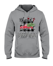 Load image into Gallery viewer, Blessed Meemaw Black And White Plaid Driving Car Custom Design Gifts Hoodie
