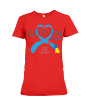 Load image into Gallery viewer, Autism Love Hope Accept Custom Design - World Autism Awareness Day Gift Ladies Tee
