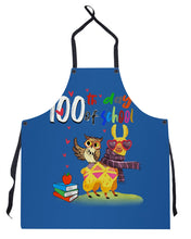 Load image into Gallery viewer, 100Th Day Of School Funny Llama  And Owl Gifts For Students Apron
