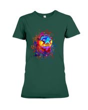 Load image into Gallery viewer, Colorful Sea Otter Custom Design For Animal Lovers Ladies Tee
