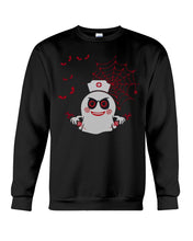 Load image into Gallery viewer, Boo Mysterious Design Gift For Nurse Sweatshirt
