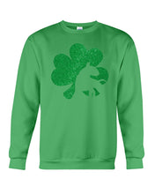 Load image into Gallery viewer, Bull Terrier Clover St Patrick&#39;s Day For Dog Lovers Sweatshirt
