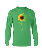 Load image into Gallery viewer, Be Here Tomorrow Sunflower Spina Bifida Awareness Unisex Long Sleeve
