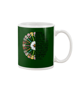 A Never Ending Hope For Peace Guitar Hippie Design Limited Edition Mug