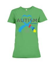 Load image into Gallery viewer, Autism Love Hope Accept Custom Design - World Autism Awareness Day Gift Ladies Tee
