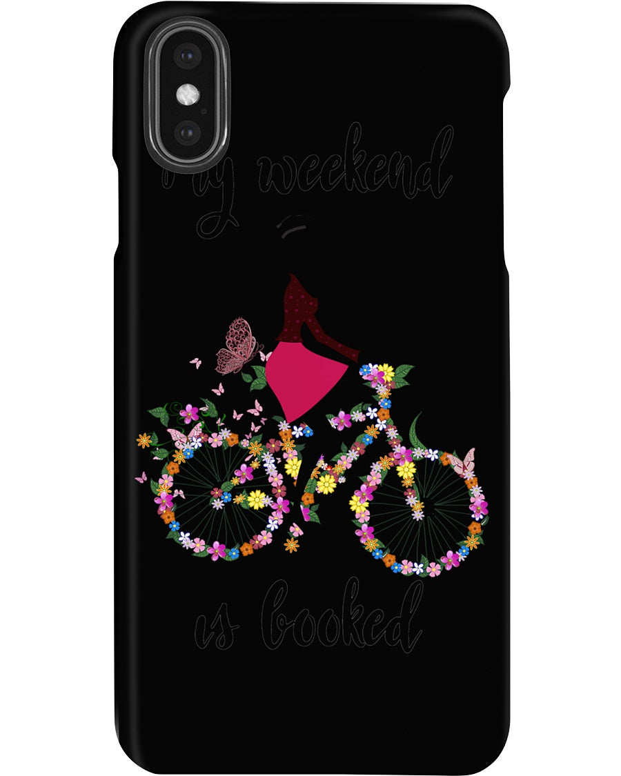 A Beautiful Girl -My Weekend Is Booked Custom Design Phone case