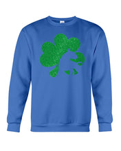 Load image into Gallery viewer, Bull Terrier Clover St Patrick&#39;s Day For Dog Lovers Sweatshirt
