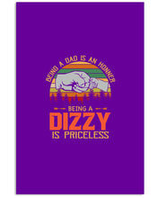 Load image into Gallery viewer, Being A Dad Is An Honner Being A Dizzy Is Priceless Custom Design Vertical Poster
