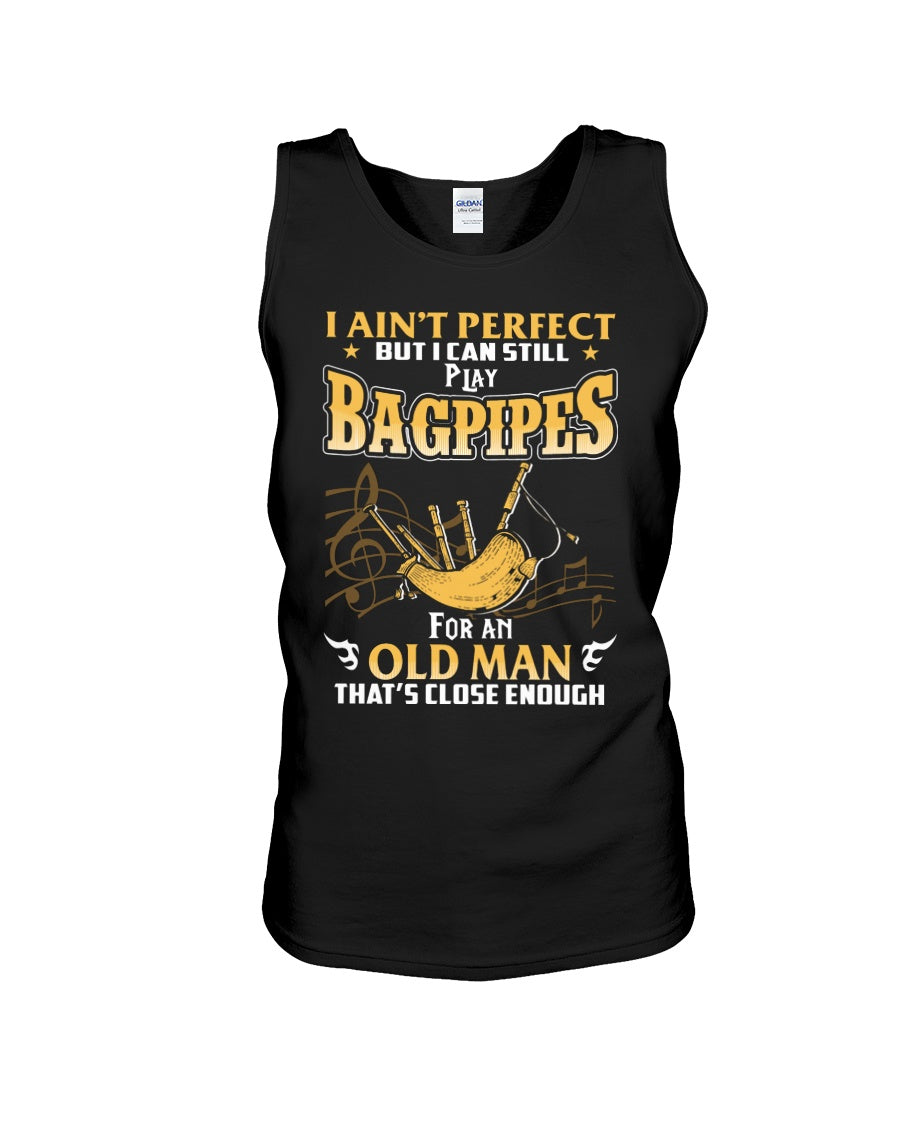Bagpipes - Old Man Perfect Funny Gift For Birthday Unisex Tank Top