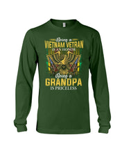Load image into Gallery viewer, Being A Vietnam Veteran Is An Honor Grandpa Gifts Unisex Long Sleeve
