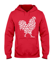 Load image into Gallery viewer, Chicken Irish Clover For St. Patrick&#39;s Day Hoodie
