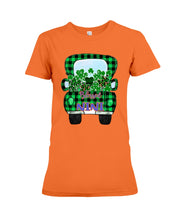 Load image into Gallery viewer, Blessed Nini Patrick&#39;s Day Custom Design Personalized Name Gifts Ladies Tee
