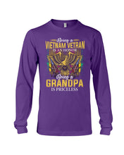 Load image into Gallery viewer, Being A Vietnam Veteran Is An Honor Grandpa Gifts Unisex Long Sleeve
