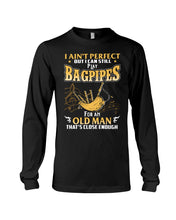 Load image into Gallery viewer, Bagpipes - Old Man Perfect Funny Gift For Birthday Unisex Long Sleeve
