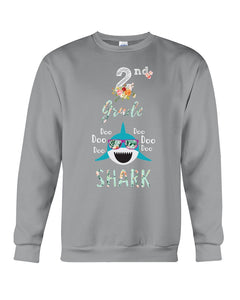 2Nd Grade Doo Doo Shark Anniversary Gift Sweatshirt