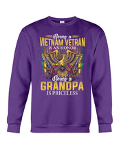 Load image into Gallery viewer, Being A Vietnam Veteran Is An Honor Grandpa Gifts Sweatshirt
