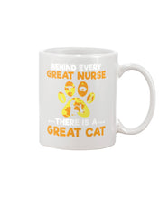 Load image into Gallery viewer, Behind Every Great Nurse There Is A Great Cat Custom Design Mug
