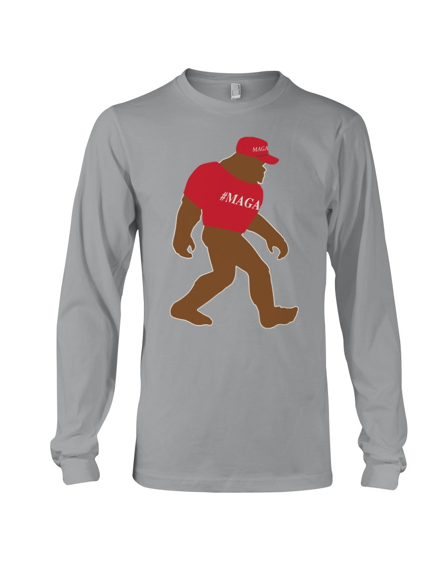 Bigfoot Maga Simple Unique Meaningful Gifts For Bigfoot Lovers Unisex Long Sleeve