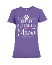 Load image into Gallery viewer, Berger Australien Mama Gift For Dog Lovers Ladies Tee
