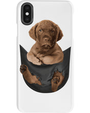 Load image into Gallery viewer, Chesapeake Bay Retriever In Pocket Personalized Name Gifts For Dog Lovers Phone case
