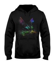 Load image into Gallery viewer, Colorful Cat Heart Custom Design Gift For Cat Lovers Hoodie
