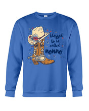 Load image into Gallery viewer, Blessed To Be Called Nonno Cowboy Custom Design Gifts Sweatshirt
