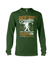Load image into Gallery viewer, Bigfoot Grandma - Like A Regular Grandpa But Way More Squatchy Custom Design Unisex Long Sleeve
