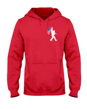 Load image into Gallery viewer, Bigfoot Flag Usa Two-Sided Custom Design Gift For Friends Hoodie
