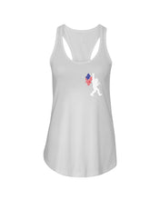 Load image into Gallery viewer, Bigfoot Flag Usa Two-Sided Custom Design Gift For Friends Ladies Flowy Tank
