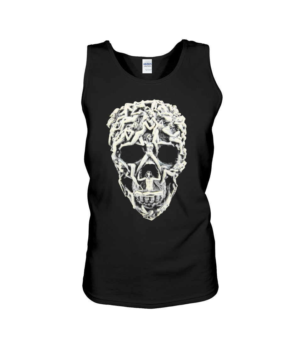 Aphrodite Curse -  Erotic Female Ghosts Skull Unisex Tank Top